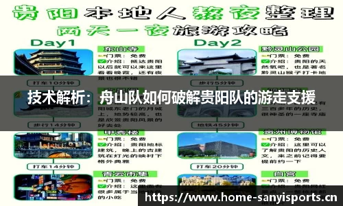 技术解析：舟山队如何破解贵阳队的游走支援